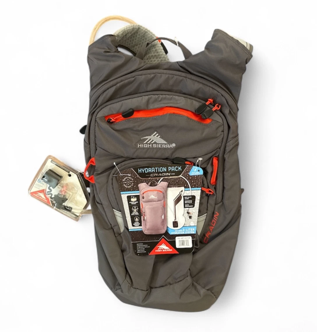 High Sierra Gray Hydration Backpack Hiking Hydration Packs  display picture 1
