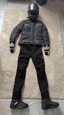 Motorrad Kleidung Set Damen Motorrad Jacke - Helm - Hose - Stiefel uvm. TOP