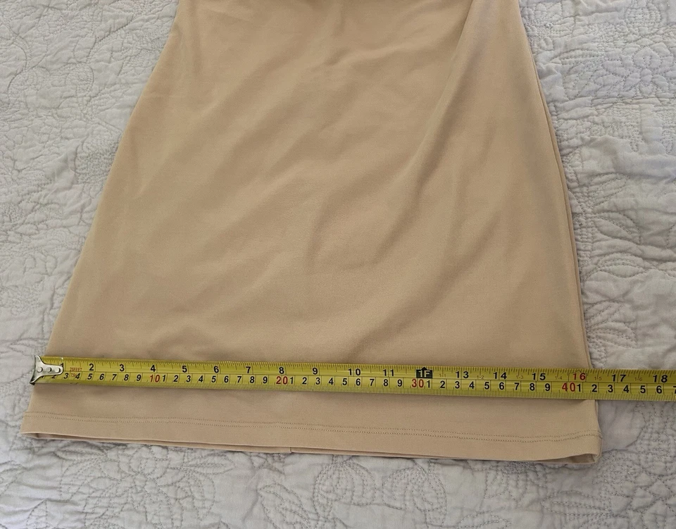 Hanes Bra Cup 36D Unlined UW Shapewear Body Slip Slimming T704 Beige Tan #A341 - Изображение 4 из 4