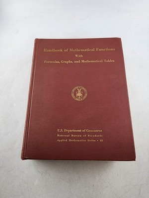 Handbook of Mathematical Functions With Formulas, Graphs and Mathematical Tables