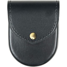Safariland 90 Handcuff Pouch Hinged Type Brass Snap Plain Black - 1103212