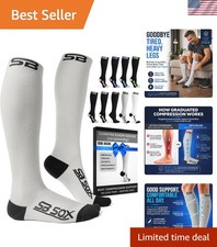 Graduated Compression Socks 20-30mmHg - Leg Pain Relief for Active Lifestyles