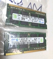 LOT OF 2 SAMSUNG 4GB 2RX8 PC3-12800S LAPTOP RAM MEMORY M471B5273DH0-CK0 MacBook