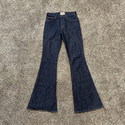 Current/Elliot Jeans High Rise Bell Bottoms Patriot 70s Flare Sz 26 / Fits 27x34