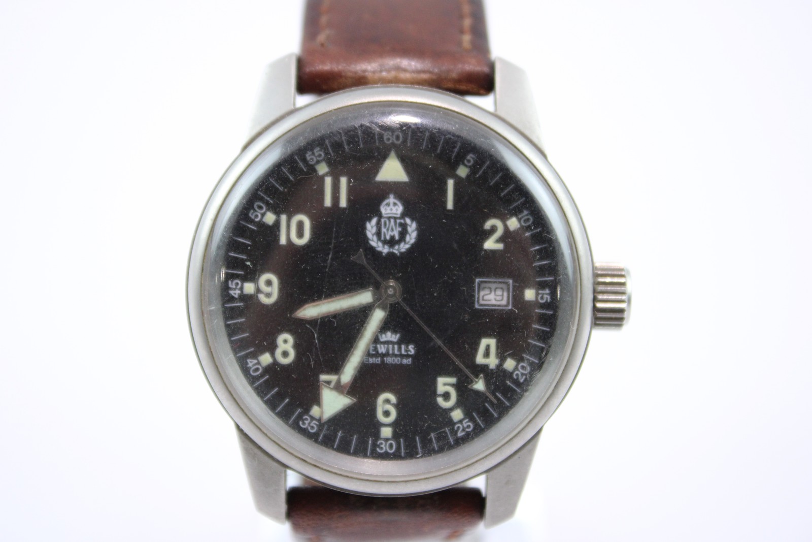 Of Sewills Britain Battle RAF Vintage Working Military Style Automatic Watch - vintagewatches.pk