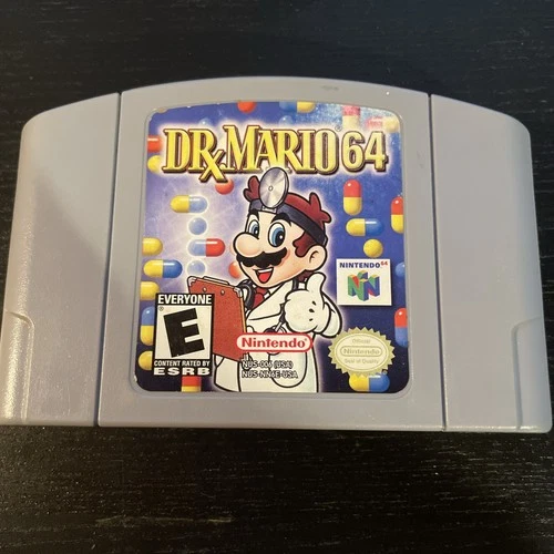 Dr. Mario 64 Video Game (Nintendo 64, N64) Authentic Cartridge Only