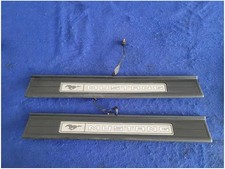2015-2023 Ford Mustang Gt S550 Pair Lower Door Sill Plates Scuff Lighted 2887