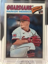 2026 Topps Heritage- Rookies Parker Messick Chrome #242 (RC) Guardians 