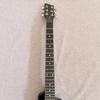 Black Mini Hofner Electric Guitar 6-String 24 Frets Lightweight Travel Friendly — photo 3