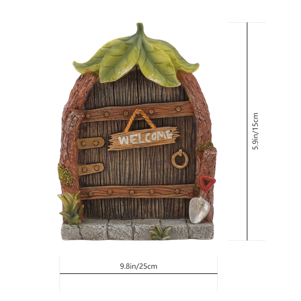Window Cardboard Mini Durable Resin Mini Window Door Model Luminous Scene Decor Assorted ...