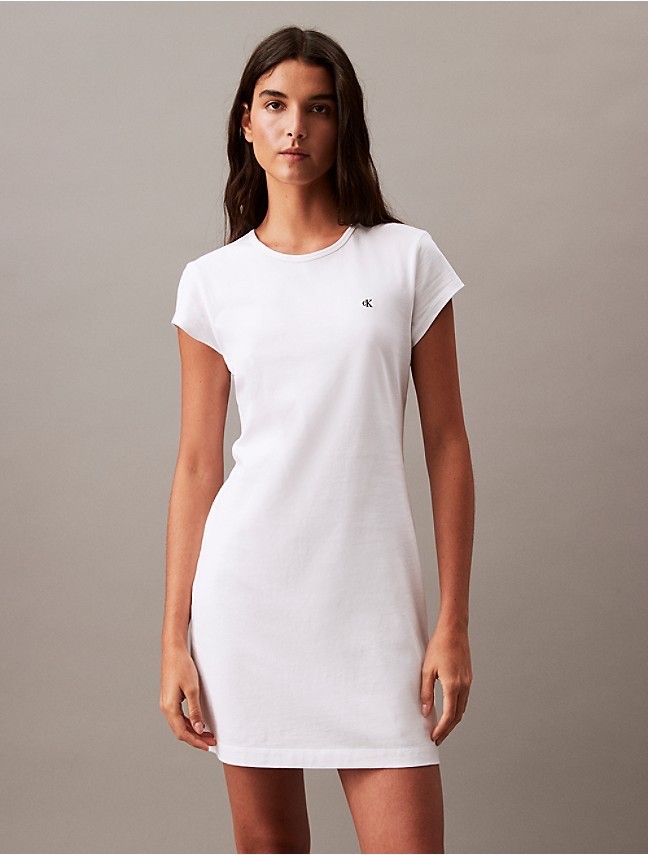 Calvin Klein women's monogram logo dress 100% cotton (S, M, XL)