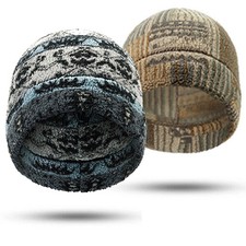 Winter Warm Fleece Beanie Skull Cap Outdoor Windproof Ski Hat Cap for Women Men