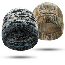 Winter Warm Fleece Beanie Skull Cap Outdoor Windproof Ski Hat Cap for Men Women