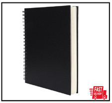 8.5x11inches Hardbound Sketch Book, Spiral Bound Sketch Pad, 80-Sheets 90gsm