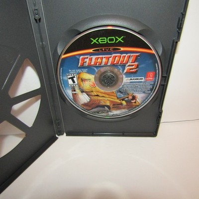 FlatOut 2 Original Microsoft Xbox Video Game Disc Only Tested Working Flat Out 2