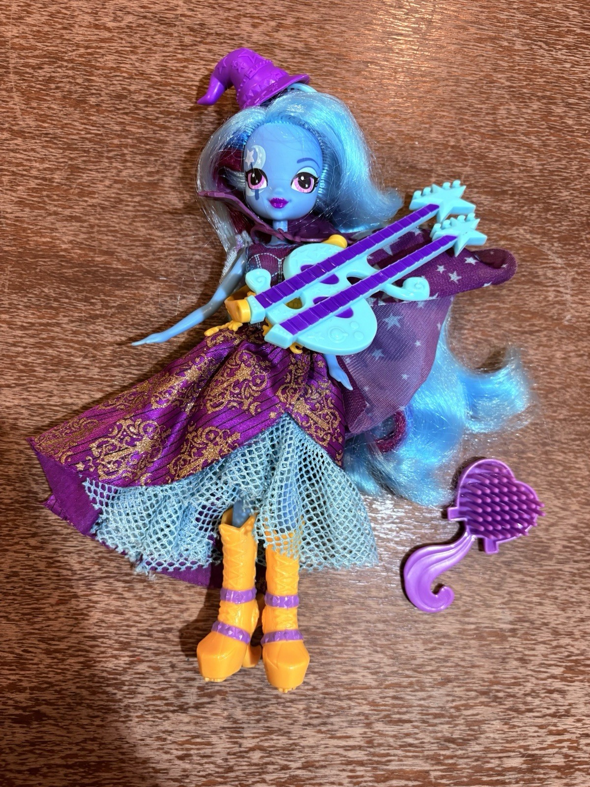 2014 My Little Pony G4 Equestria Girls Trixie Lulamoon Rainbow Rocks Deluxe Puppe