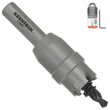 KEENTECH Heavy Duty Carbide Tipped Hole Saw for Hard Metal, 3/4 3/4" 