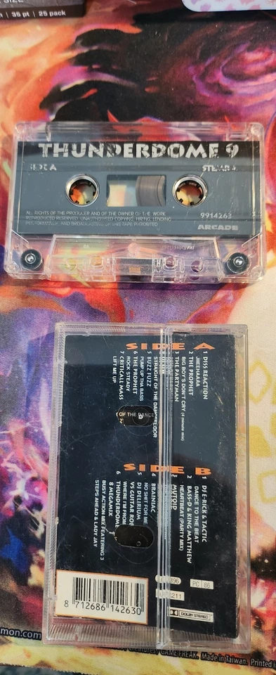 K7 CASSETTE AUDIO TAPE THUNDERDOME IX VOLUME 9 A - the revenge of the Mummy - Photo 2/2
