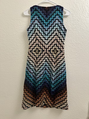 MISSONI RAINBOW ZIG ZAG CROCHET DRESS | eBay MISSONI RAINBOW ZIG ZAG CROCHET DRESS | eBay