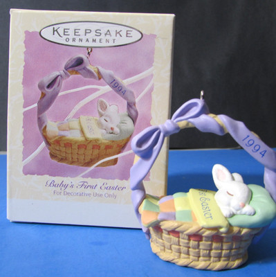 1994 Hallmark Ornament BABY'S FIRST EASTER
