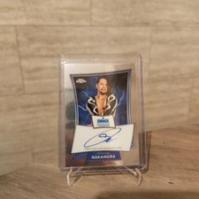 2025 Topps Chrome WWE Autographs Shinsuke Nakamura Smackdown Wrestling Card