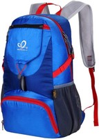 Ultraleichter Faltbarer Rucksack 20L Pfauen Blau Sport Wandern Outdoor, 300G
