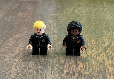 Lego Harry Potter Draco Malfoy and Lee Jordan minfigures only from set 76423