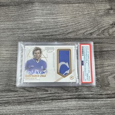 2022-23 Topps Dynasty Soccer Gold Gianfranco Zola Gold Patch On Card Auto 1/1 