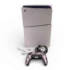 Sony PS5 Slim Digital Edition 1TB Video Game Console - White W/ Camo Controller