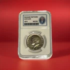 1971 / KENNEDY HALF DOLLAR - [KEEPSAKE SLAB] (50 CENT HALF C/N CLAD) BU/MS