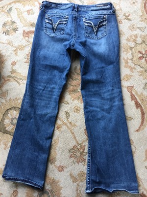 Ladies VIGOSS Straight Leg Blue Jeans 
