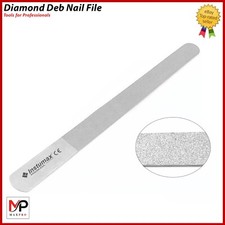 Diamond Deb Nail File 8" Double Sided Foot Dresser Manicure Pedicure Care Skin