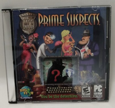 Prime Suspect BIG FISH GAMES Mystery Case File Detective PC Computer Game 