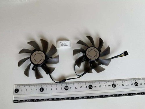 MSI GTX 960 1060 P106 HA9010H12F-Z Replacement Fans 85mm - Picture 7 of 12