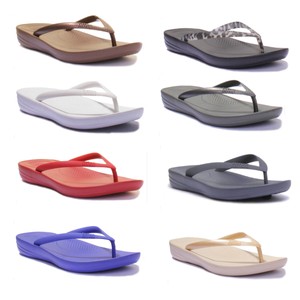 rubber flops flip iqushion fitflop sandals womens beach