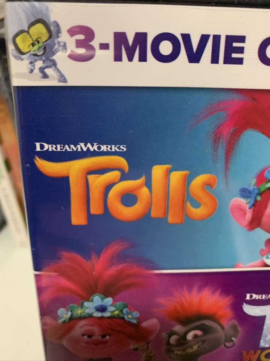 Trolls 3-movie Collection DVD Brand NEW World Tour Band Together