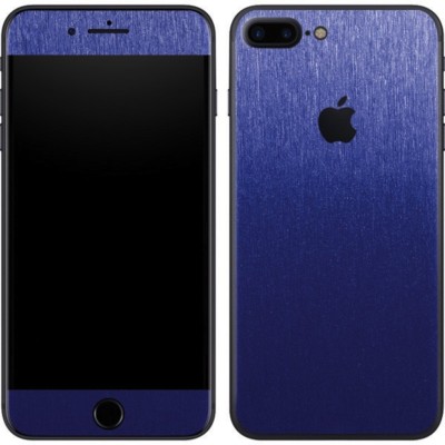 SKINIT iPhone X Metallic Blue Texture Phone Skin New.  