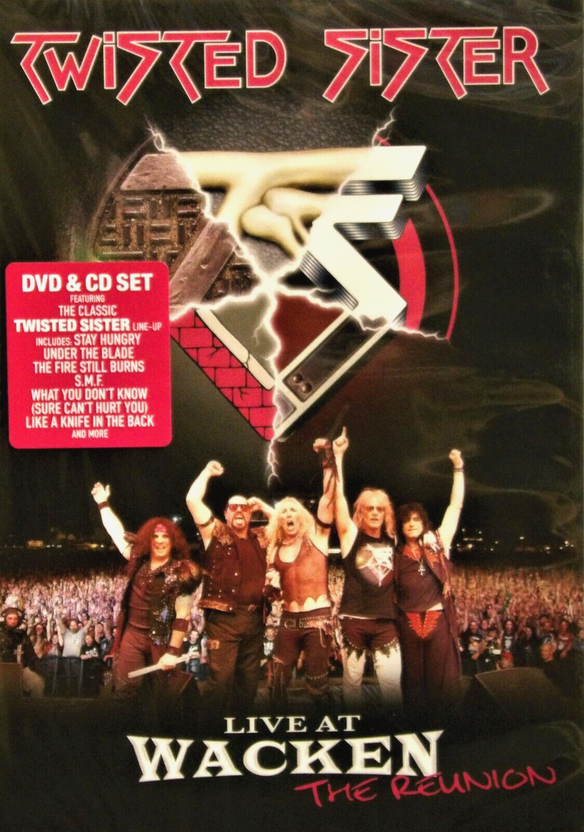 Twisted Sister LIVE at Wacken, NEW! DVD & CD set ,2003 Concert