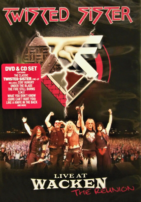 Twisted Sister LIVE at Wacken, NEW! DVD & CD set ,2003 Concert