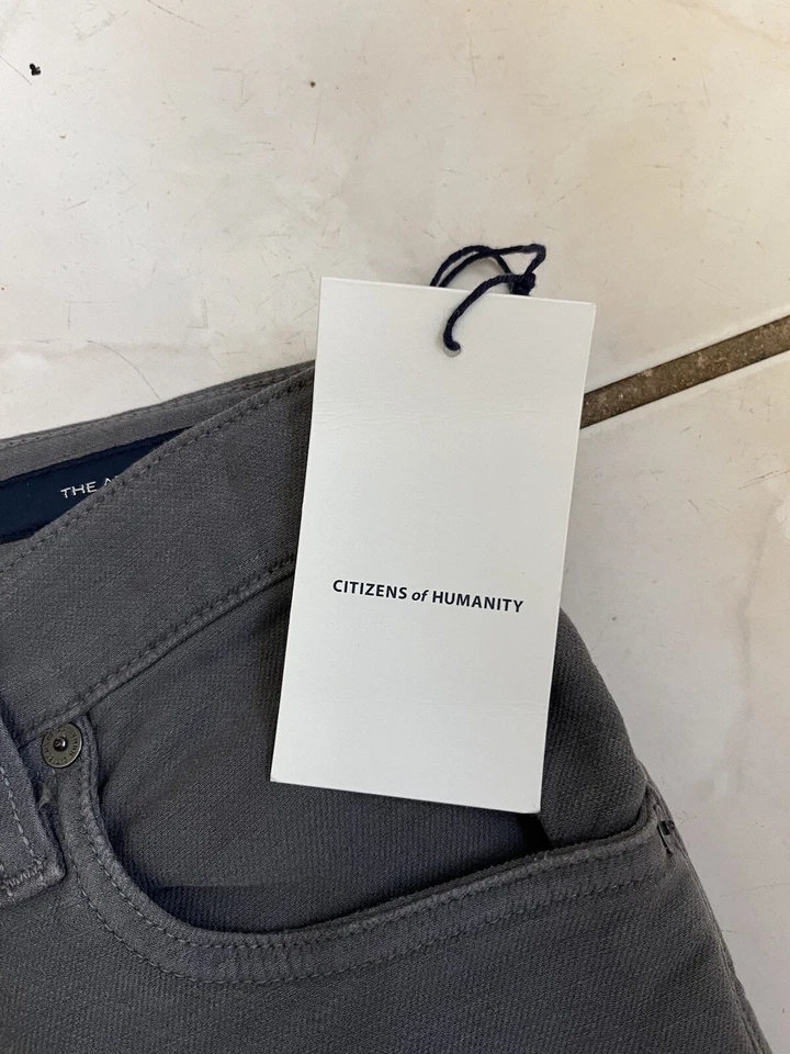 CITIZENS OF HUMANITY NWT! Gray ADLER TAPERED CLASSIC French Terry Jeans Sz 31x31 - Image 3 of 4