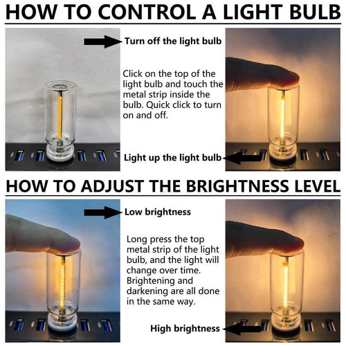 .UK-.RX9001 USB lumière d'ambiance LED verre coloré bouteille lumière nuit C0H1 - Photo 5/7