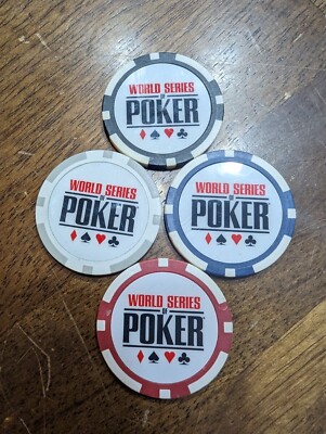 Rack De 100 Jetons De Poker WSOP – World Series Of Poker, 14g, Vintage