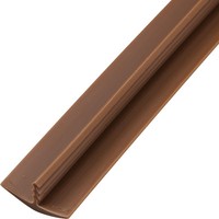 3/4 X 12' Plastic T-molding, Brown 3/4 X 12' Plastic T-molding, Brown