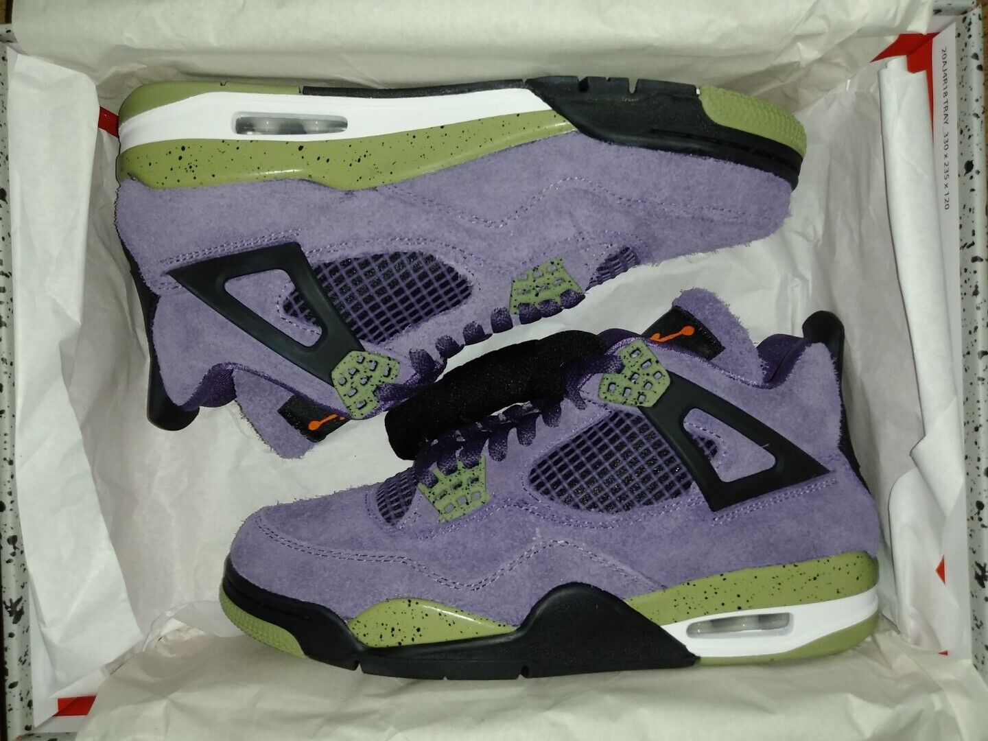 Wmns Air Jordan 4 Retro 'Canyon Purple' - Air Jordan - AQ9129 500 - canyon  purple/anthracite/alligator/safety orange