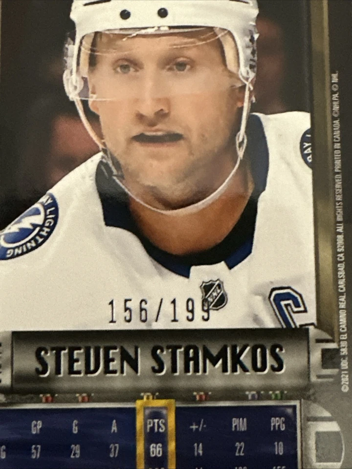 2020-21 Sky Box Metal Universe Retro R10 Steven Stamkos Tampa Bay Lightning - Image 3 of 3