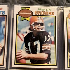 1979 Topps Football Brian Sipe Cleveland Browns 353