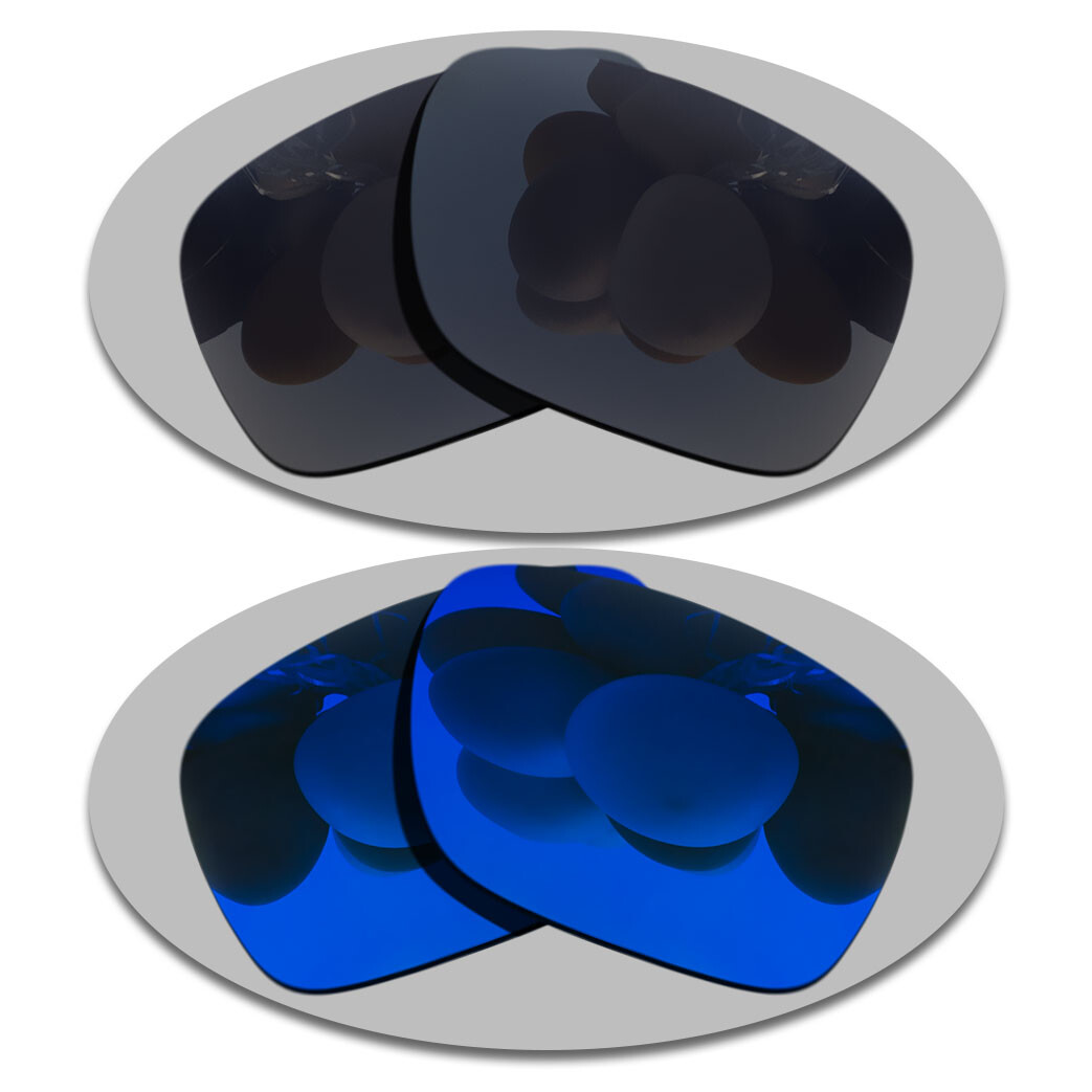 US Grey Black&Deep Blue Lenses Replacement For-Oakley Mainlink