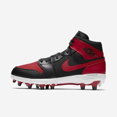 jordan football cleats red