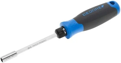 Gedore 2675 1/4" Ratchet Screwdriver Magnetic Bit Holder SilentGEAR