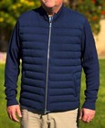 Peter Millar Smith Hybrid Sweater Jacket XL Hideaway Golf Club  NWT — photo 1